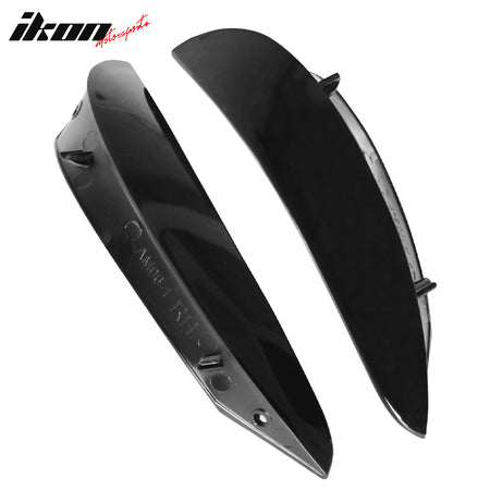 Fits 17-21 Benz W213 E-Class Sedan AMG Sport Front Bumper Canard Vent Flaps 2PCS