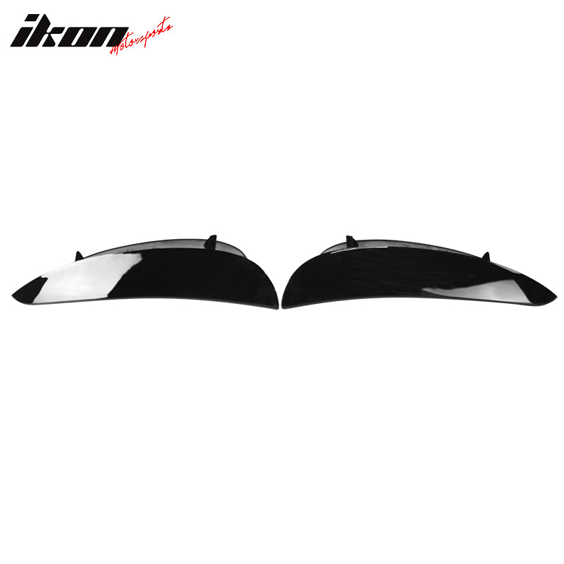 Fits 17-21 Benz W213 E-Class Sedan AMG Sport Front Bumper Canard Vent Flaps 2PCS