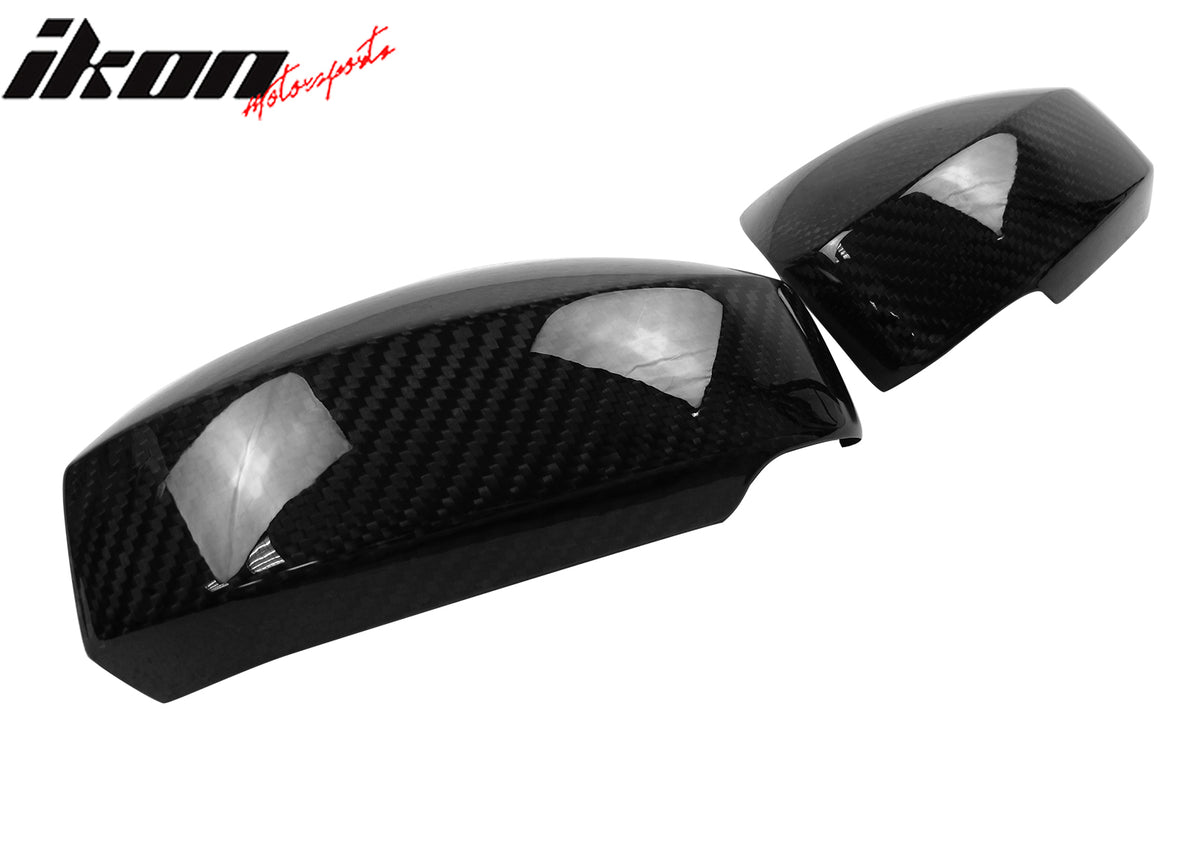 Fits 03-09 Nissan 350Z Z33 Carbon Fiber CF Side Rear View Mirror Covers Cap Trim