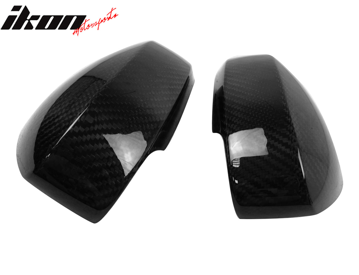 Fits 03-09 Nissan 350Z Z33 Carbon Fiber CF Side Rear View Mirror Covers Cap Trim