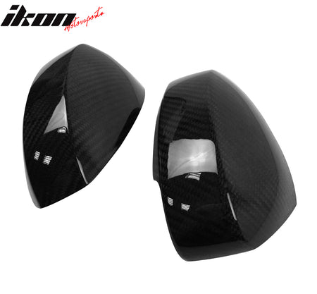 Fits 03-09 Nissan 350Z Z33 Carbon Fiber CF Side Rear View Mirror Covers Cap Trim