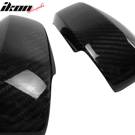 Fits 03-09 Nissan 350Z Z33 Carbon Fiber CF Side Rear View Mirror Covers Cap Trim