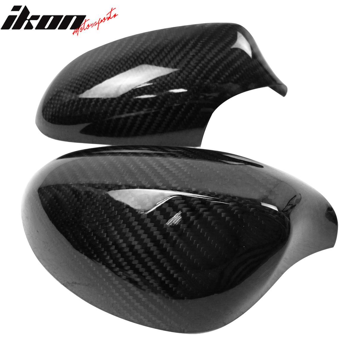 Fits 10-13 BMW E82 1-Series Mirror Covers Carbon Fiber OE Style Rear View Caps