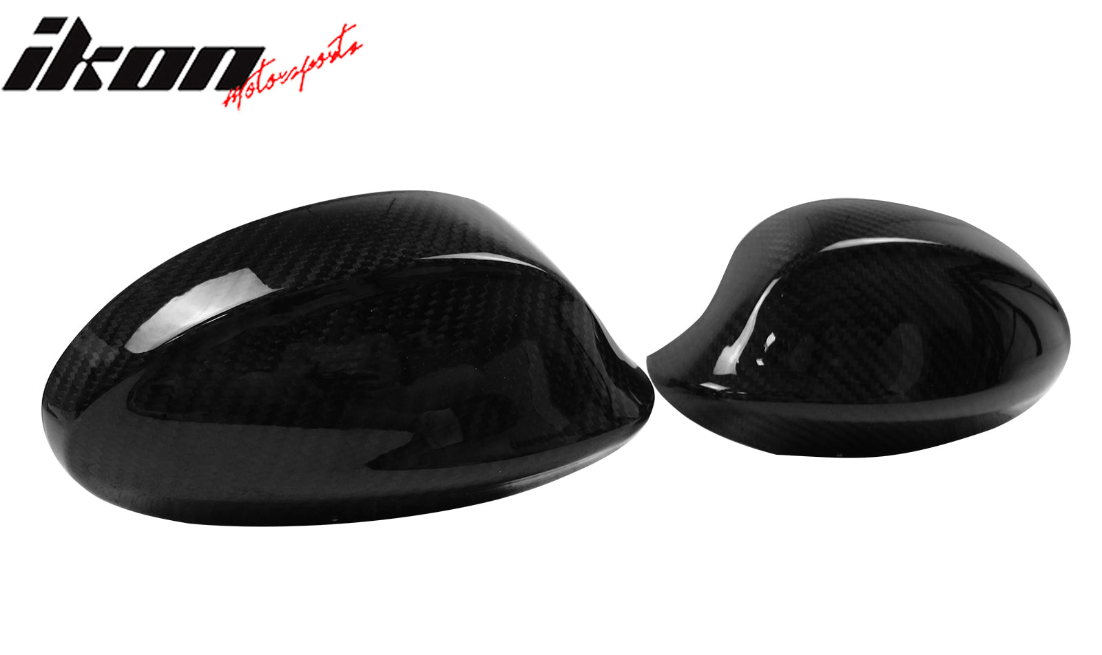 Fits 06-08 BMW E90 3-Series Mirror Covers Carbon Fiber OE Style Rear View Caps