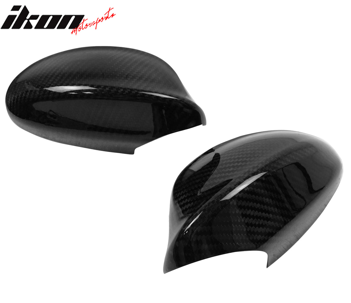 Fits 06-08 BMW E90 3-Series Mirror Covers Carbon Fiber OE Style Rear View Caps