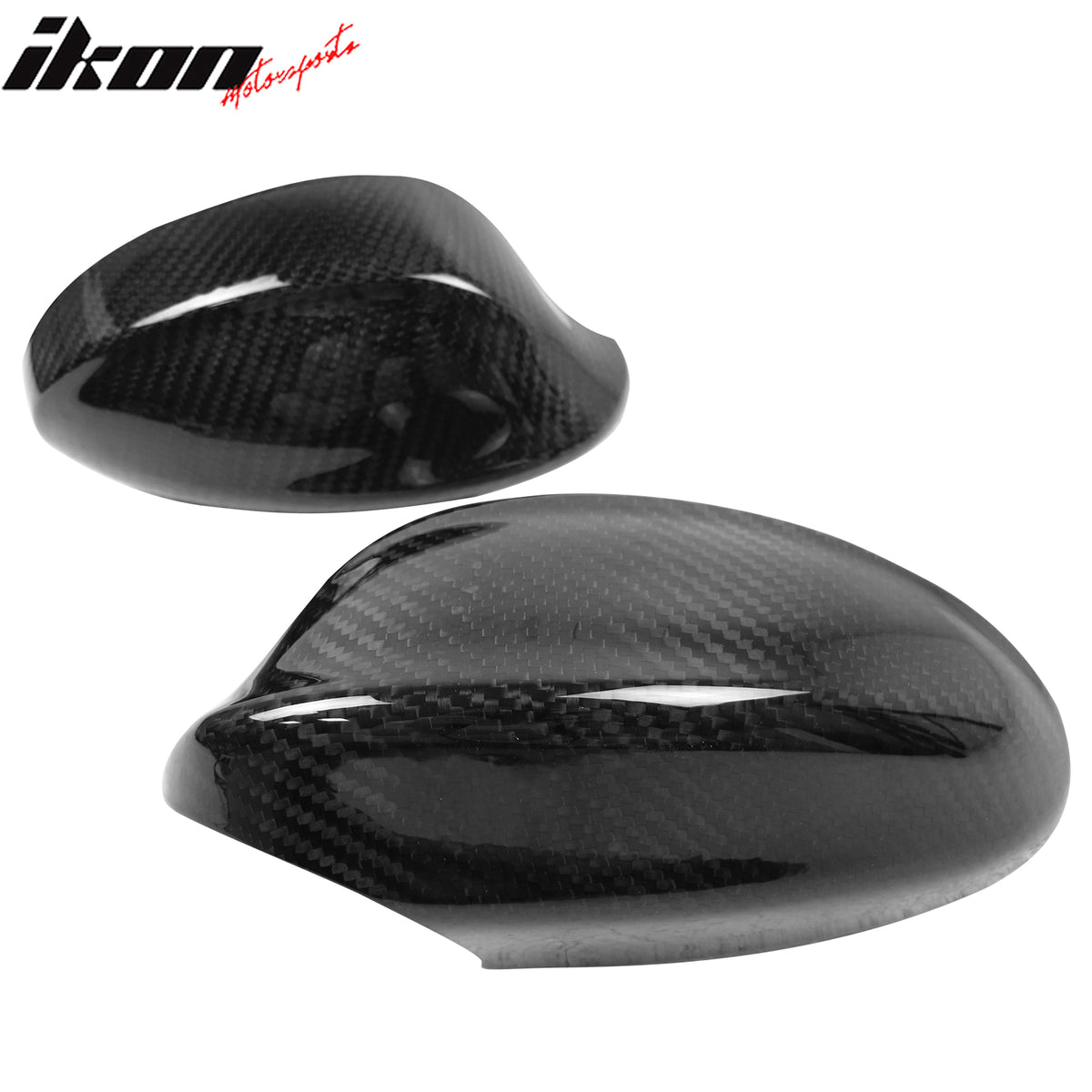 Fits 06-08 BMW E90 3-Series Mirror Covers Carbon Fiber OE Style Rear View Caps