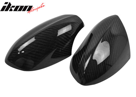 Fits 10-13 BMW E92 3-Series Mirror Covers Carbon Fiber M3 Style Rear View Caps