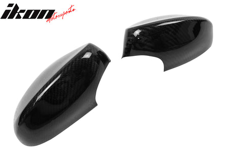 Fits 07-09 BMW E92 3-Series Mirror Covers Carbon Fiber OE Style Rear View Caps