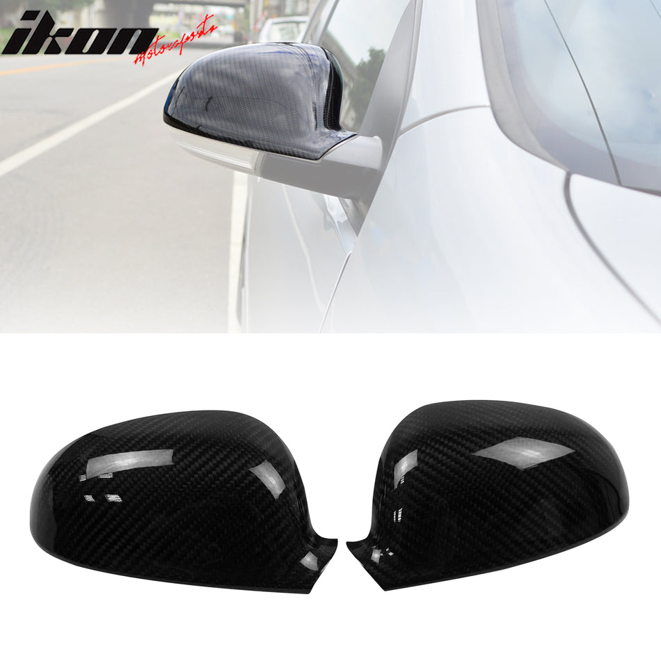 2005-2006 Volkswagen VW Golf MK5 Rear View Mirror Covers Carbon Fiber