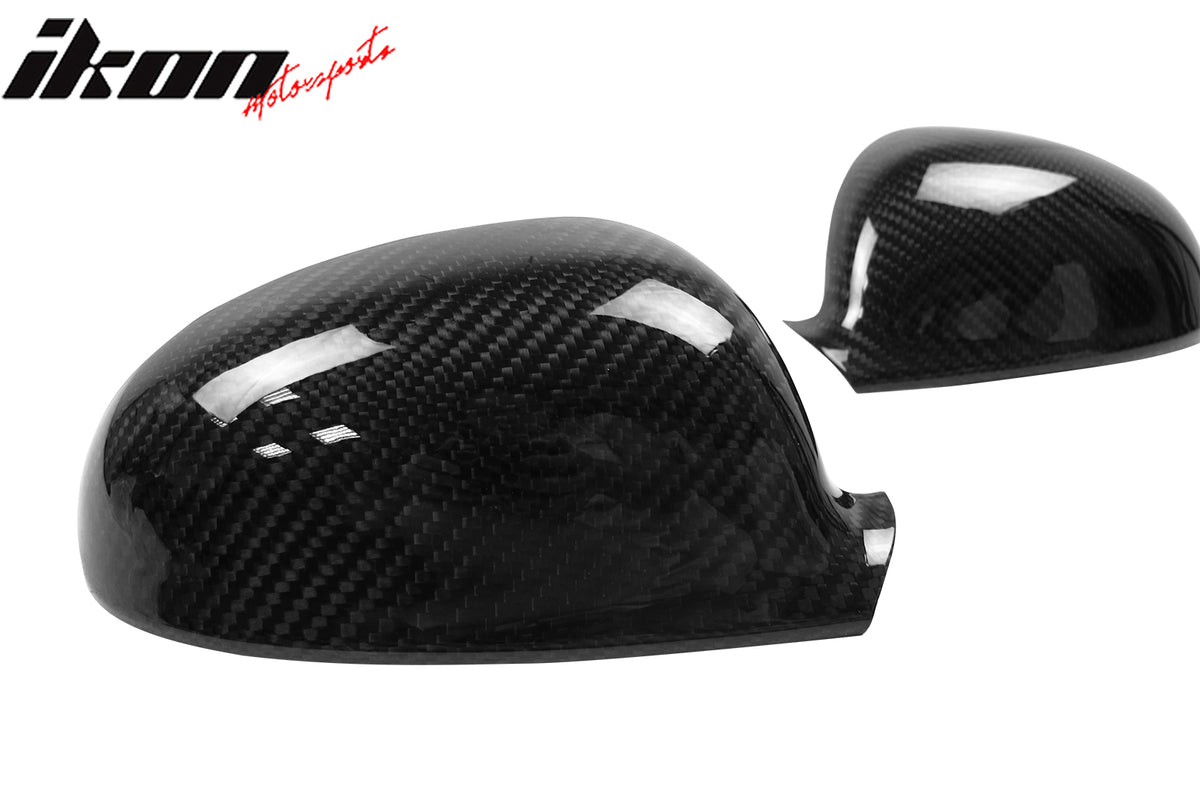 Fits 05-06 Volkswagen VW Golf MK5 Mirror Covers Carbon Fiber Side Rear View Caps