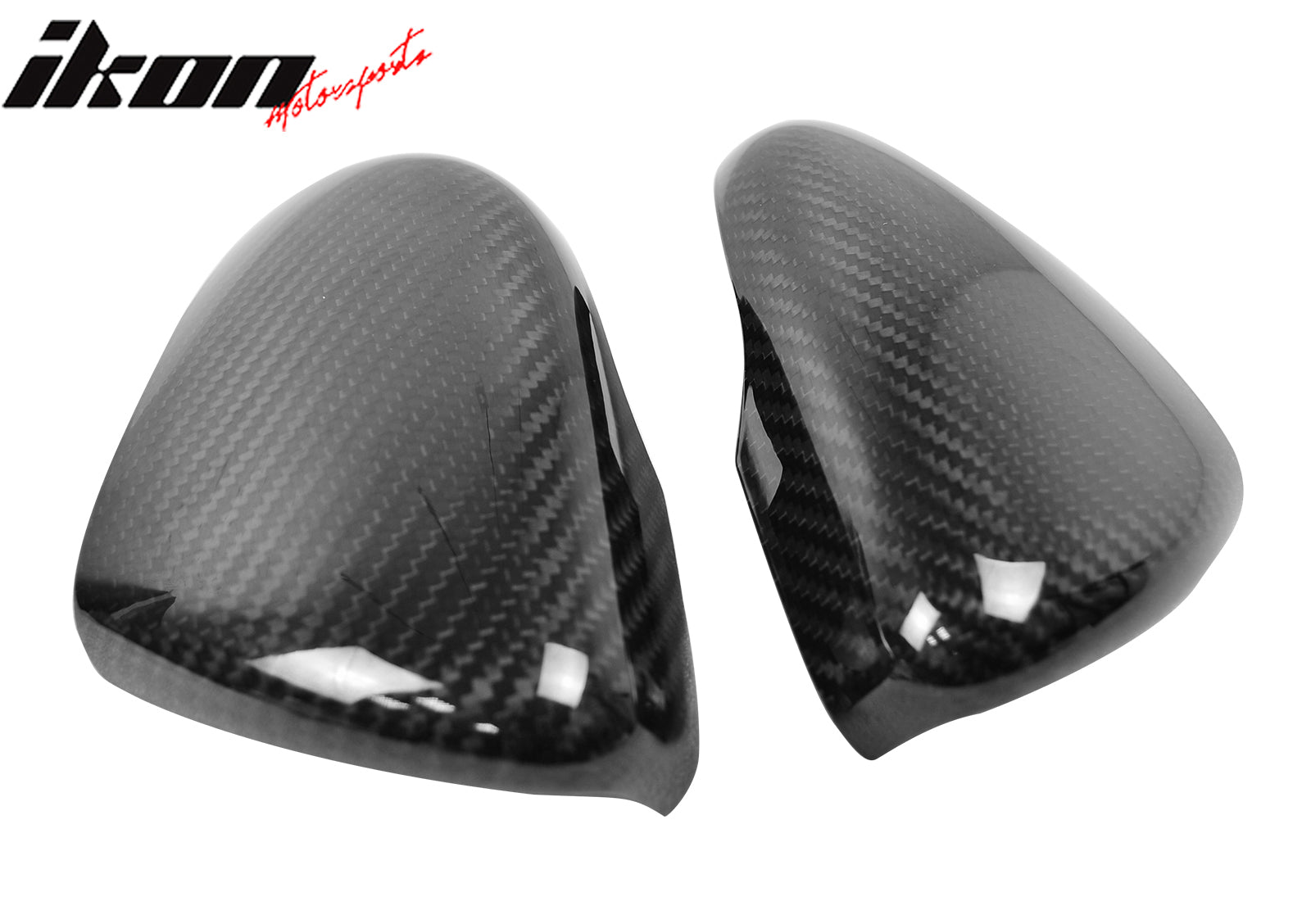 Fits 10-12 Volkswagen Golf MK6 GTI Mirror Covers Carbon Fiber Side Rear View Cap