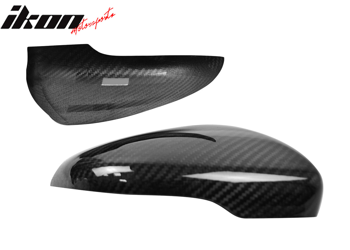 Fits 10-12 Volkswagen Golf MK6 GTI Mirror Covers Carbon Fiber Side Rear View Cap