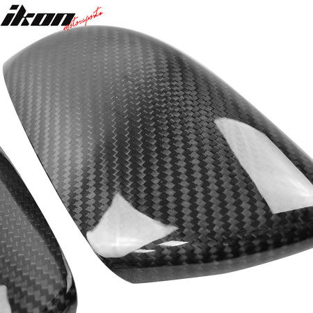 Fits 10-12 Volkswagen Golf MK6 GTI Mirror Covers Carbon Fiber Side Rear View Cap