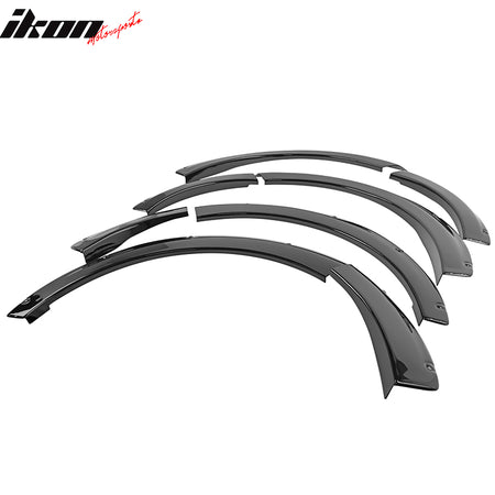 Fits 19-23 Toyota Corolla Auris TOMS Style Fender Flares Painted #218 Black 8PCS