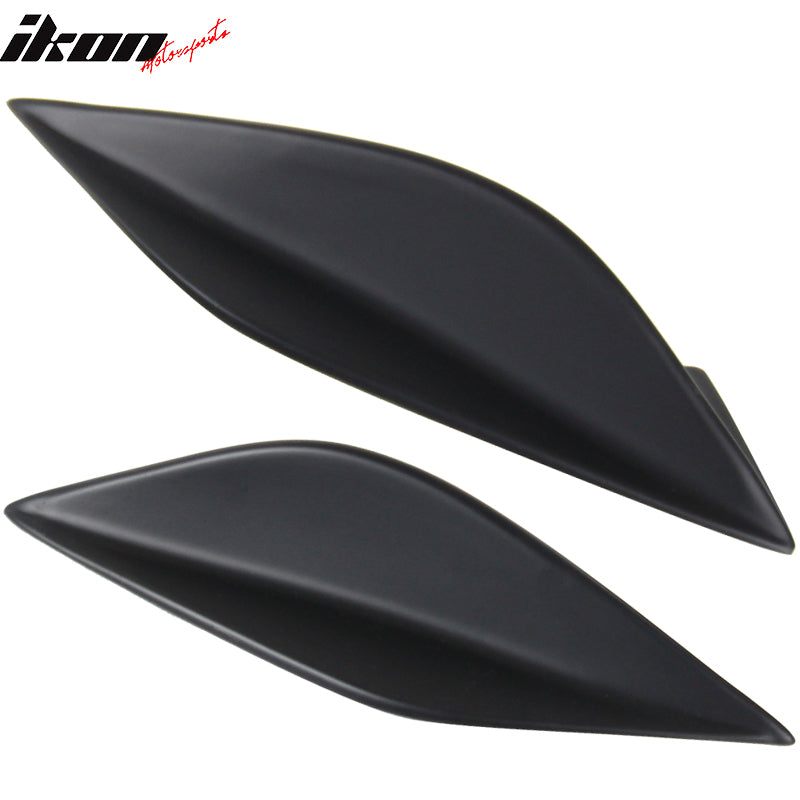 Pre-painted Side Spoiler Compatible With 2015-2021 Subaru WRX STI, Painted Matte Black ABS Rear Shark Fin Wing Other Color Available by IKON MOTORSPORTS, 2016 2017