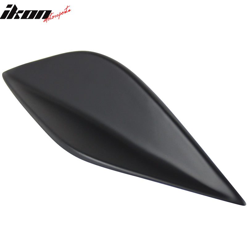 Fits 15-21 Subaru WRX STI 4th Sedan Side Fin Shark Trunk Spoiler - Matte Black