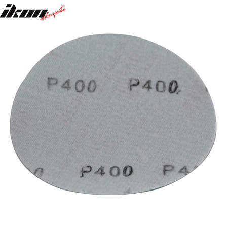 Wet Dry 5 Inch No Hole Sand Paper Disc 400 Grit Repair Sandpaper 10PC