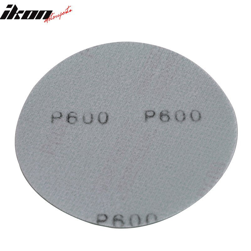 Wet Dry 5 Inch No Hole Sand Paper Disc 600 Grit Repair Sandpaper 10PC