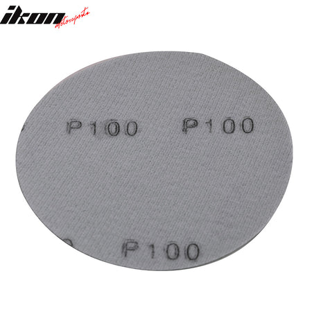 Wet Dry 5 Inch No Hole Sand Paper Disc 100 Grit Repair Sandpaper 10PC