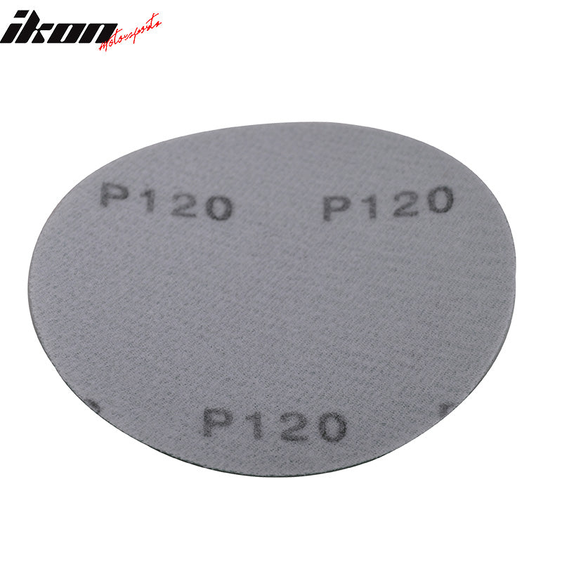 Wet Dry 5 Inch No Hole Sand Paper Disc 120 Grit Repair Sandpaper 10PC