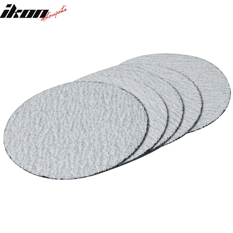 10PC 5Inch 127mm 60 Grit Auto Sanding Disc No Hole Sandpaper Sheets Sand Paper