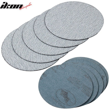 10PC 5Inch 127mm 80 Grit Auto Sanding Disc No Hole Sandpaper Sheets Sand Paper