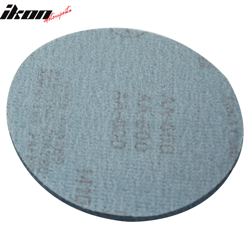 Universal 10Pc 5 inch Round 127mm 600 Grit Auto Sanding Disc No Hole Sandpaper Sheets Sand Paper Other Grit No. Available By IKON MOTORSPORTS