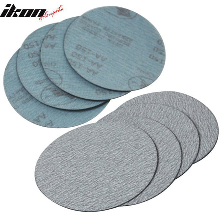 10PC 5Inch 127mm 150 Grit Auto Sanding Disc No Hole Sandpaper Sheets Sand Paper