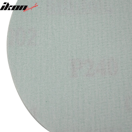 10PC 5Inch 127mm 240 Grit Auto Sanding Disc No Hole Sandpaper Sheets Sand Paper