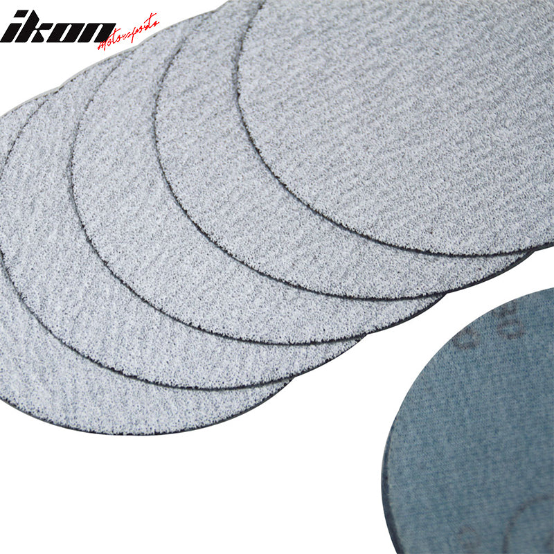 10PC 5Inch 127mm 100 Grit Auto Sanding Disc No Hole Sandpaper Sheets Sand Paper