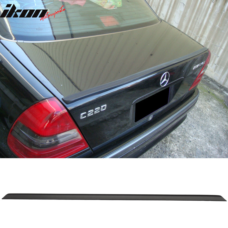 2001-2007 Mercedes-Benz W203 PV Style Black Trunk Spoiler PUF