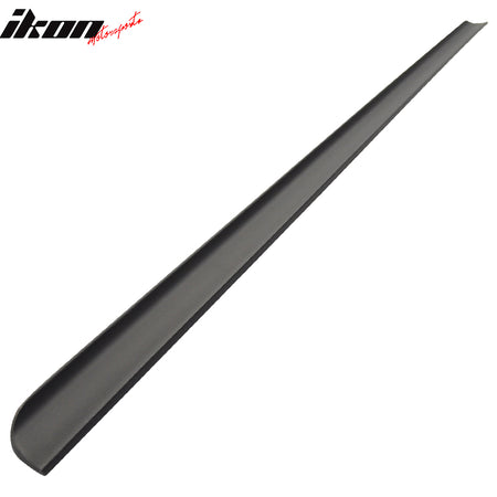 Fits 08-14 Benz W204 C Class Sedan PU Flexible Unpainted Black Trunk Spoiler