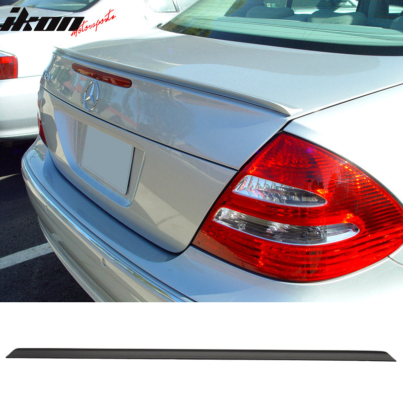 1995-2001 Mercedes-Benz W210 PV Style Black Trunk Spoiler PUF