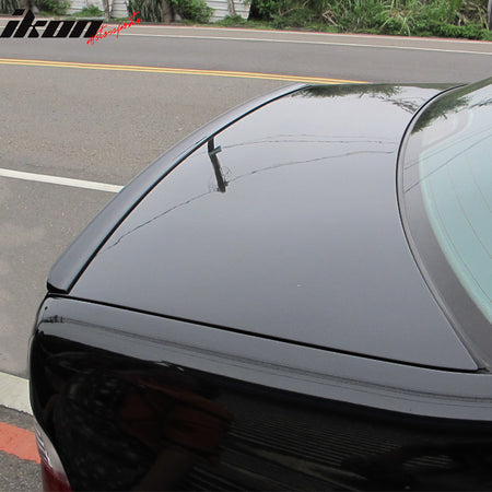 Trunk Spoiler Compatible With 1998-2003 Volkswagen Jetta, PV Style Unpainted Black PUF Rear Deck Lid Spoiler Wing Other Color Available By IKON MOTORSPORTS, 1999 2000 2001 2002