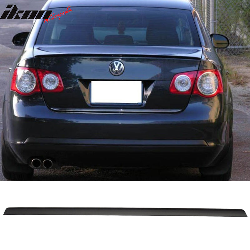 Fits 05-10 VW Jetta MK5 PV Trunk Spoiler UnBlack PU Flexible