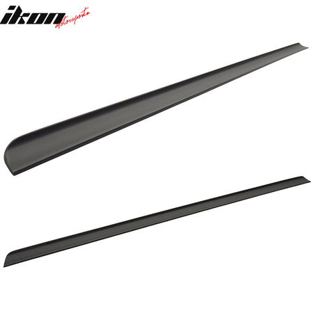 Fits 03-07 Honda Accord 7Th PU Flexible Unpainted Black Trunk Spoiler