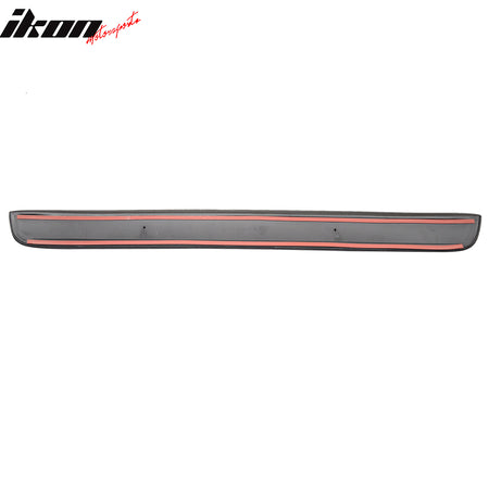 IKON MOTORSPORTS, Roof Spoiler Compatible With 2007-2011 Toyota Camry Asian Model , Matte Carbon Fiber Factory Style Rear Spoiler Wing, 2008 2009 2010