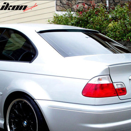 Fits 00-05 BMW 3 Series E46 Coupe PU Trunk Spoiler & AC Style Roof Wing