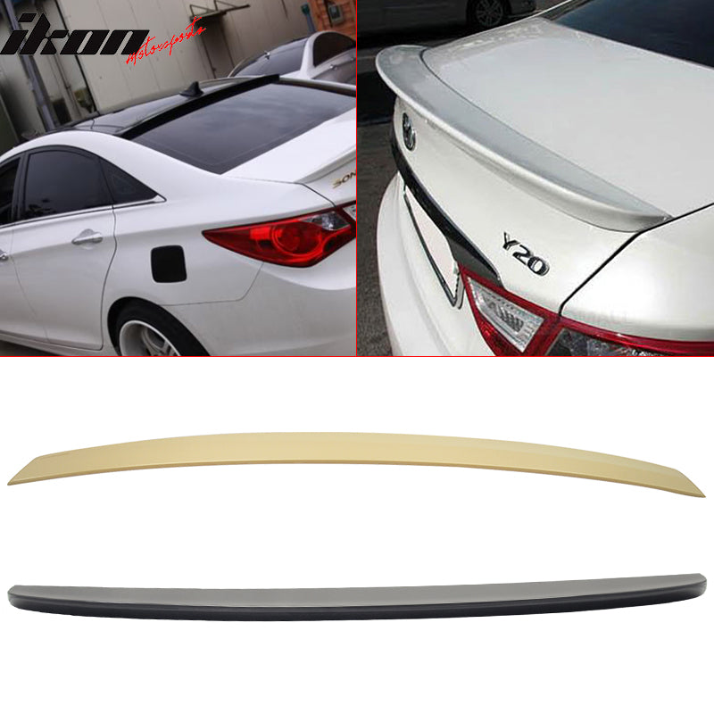 Fits 11-14 Hyundai Sonata Sedan Trunk Spoiler & OE Roof Wing