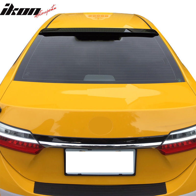 Fits 14-17 Toyota Corolla 4-Door Sedan AC Style Roof Spoiler - ABS