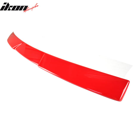 Fits 15-21 Subaru WRX STI V Style Roof Spoiler Painted #M7Y Pure Red