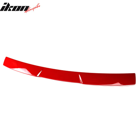 Fits 15-21 Subaru WRX STI V Style Roof Spoiler Painted #M7Y Pure Red