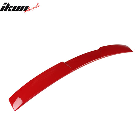 Fits 15-21 Subaru WRX STI V Style Roof Spoiler Painted #M7Y Pure Red