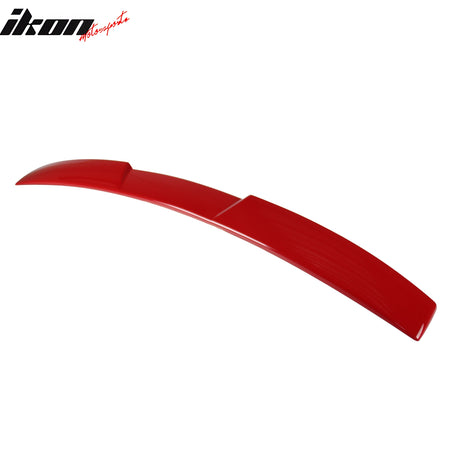 Fits 15-21 Subaru WRX STI V Style Roof Spoiler Painted #M7Y Pure Red