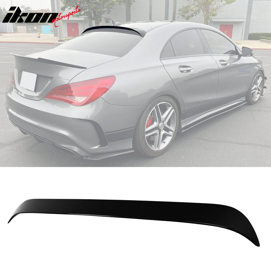 2013-2018 Benz W117 C117 CLA-Class OE Style #040 Black Roof Spoiler