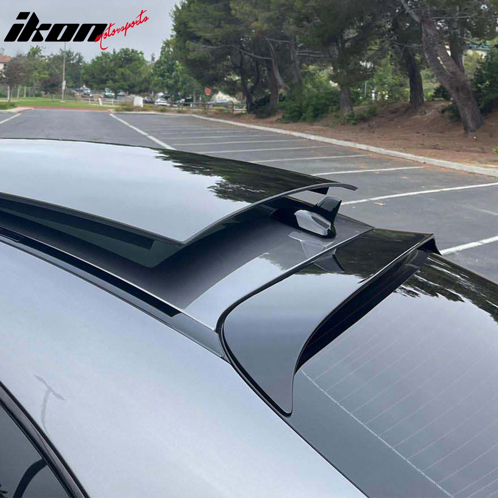 Fits 13-18 Benz W117 C117 CLA-Class OE Style Roof Spoiler ABS Painted #040 Black