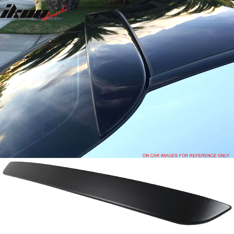 Roof Spoiler Compatible With 2017-2023 Mercedes-Benz E Class W213, Factory Style Unpainted ABS Rear Wing Other Color Available by IKON MOTORSPORTS