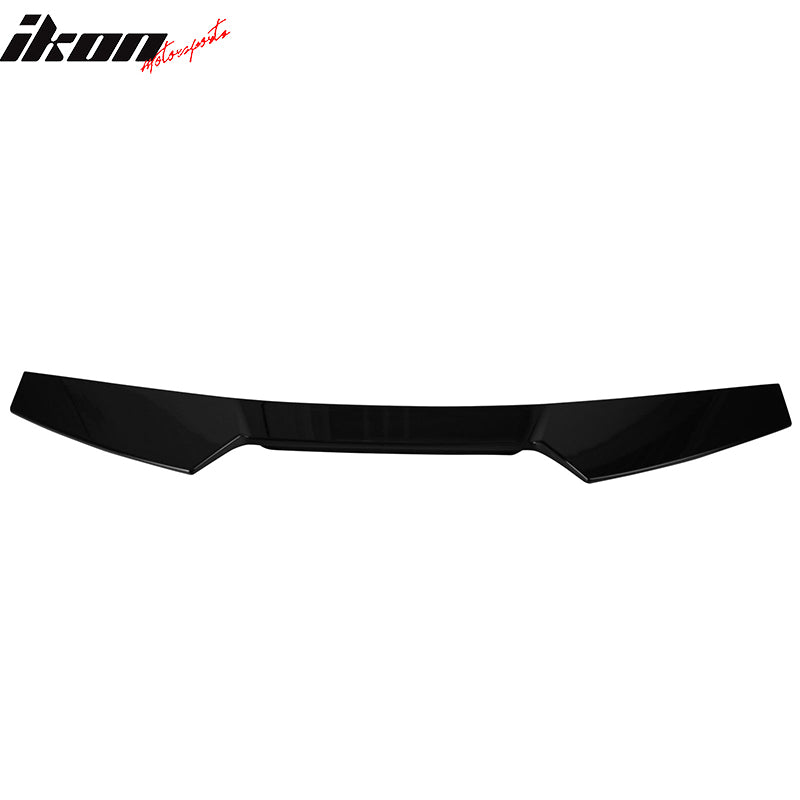 Fits 15-21 Subaru WRX STI V2 Style Rear Roof Spoiler #D4S Black ABS Window Visor