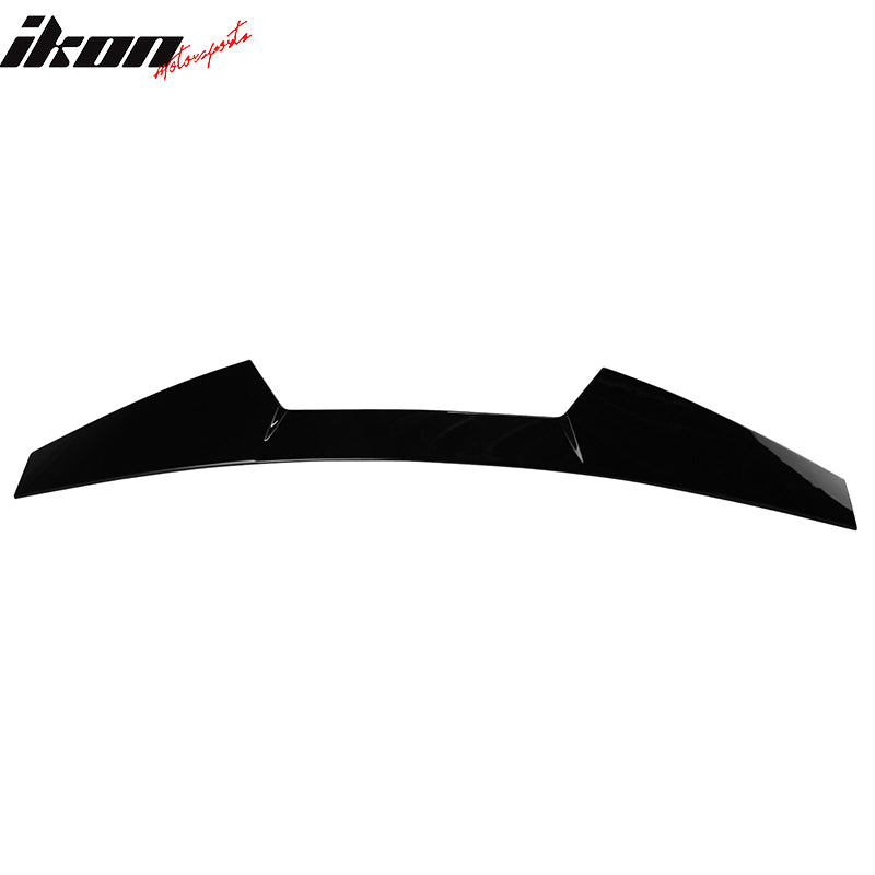 Fits 15-21 Subaru WRX STI V2 Style Rear Roof Spoiler #D4S Black ABS Window Visor