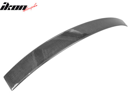 Fits 15-21 Benz W205 C-Class Coupe OE Style Carbon Fiber CF Rear Roof Spoiler